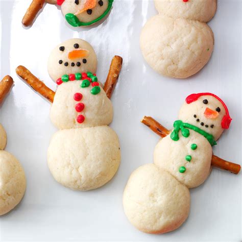 Snowman Christmas Cookies Recipe | Taste of Home