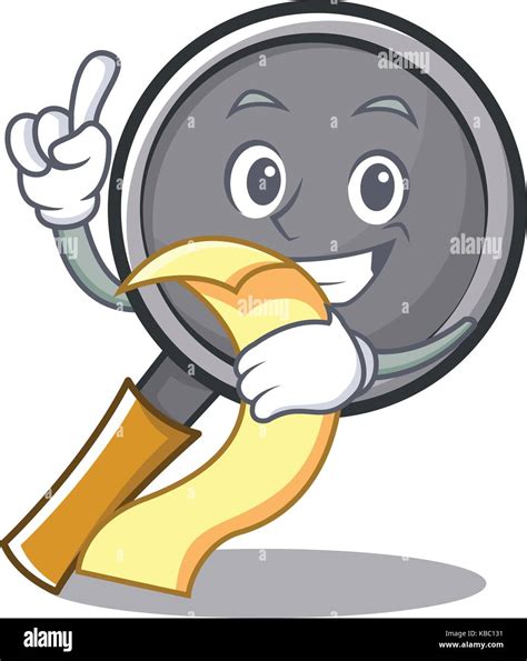 With menu frying pan cartoon character Stock Vector Image & Art - Alamy