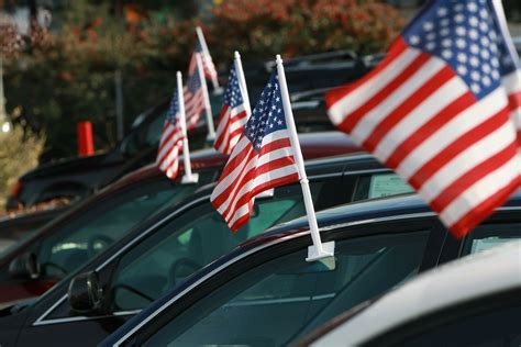 USA American Car Flag - 3 Day Flags