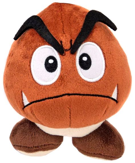 Super Mario Bros Goomba 5 Plush San-Ei - ToyWiz