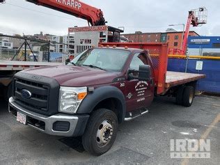 2014 Ford F-550 XL 4x2 Flatbed Truck in Boston, Massachusetts, United States (IronPlanet Item ...