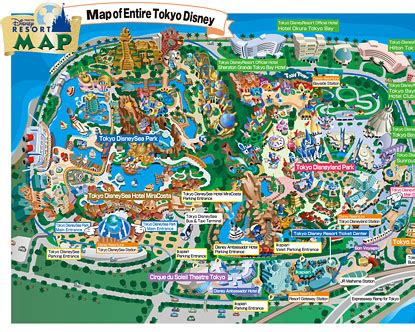 Map of Disneyland