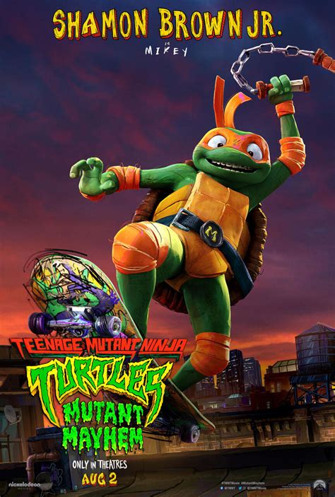 Teenage Mutant Ninja Turtles: Mutant Mayhem Drops 17 Character Posters - GameSpot