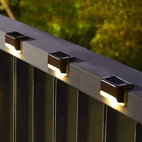 Solpex Solar Deck Lights Outdoor 16 Pack, Solar Step Lights Waterproof ...