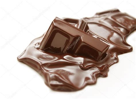 Melting chocolate bar — Stock Photo © anterovium #9355115