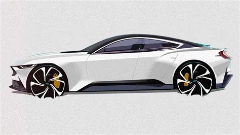 Official 2024 Ford Mustang Design Sketch Imagined A Sleek Sedan