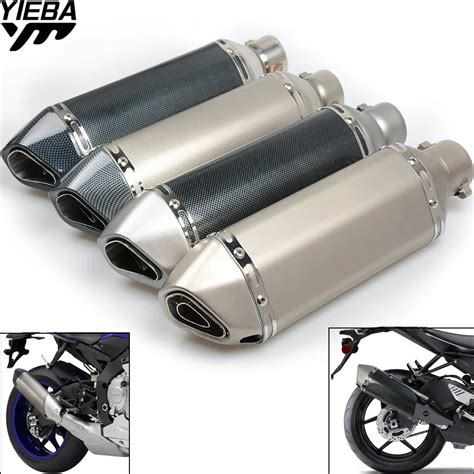 36 51MM Universal Motorcycle Exhaust Pipe Modified Exhaust Pipe for YAMAHA XJR1300 FJR 1300 XJR ...