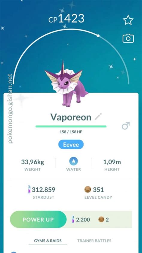 Vaporeon - Pokemon Go