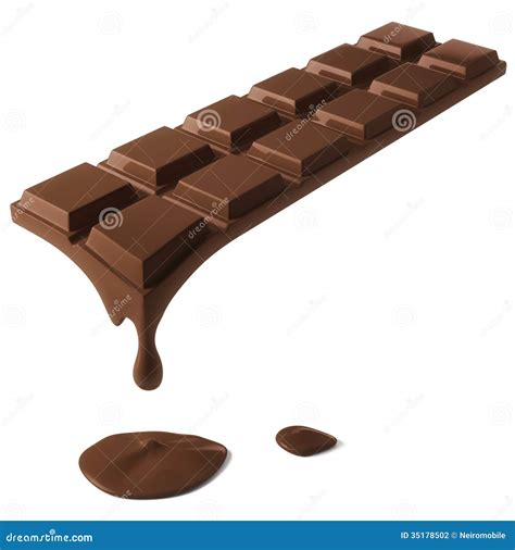 Chocolate bar stock illustration. Illustration of blot - 35178502