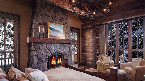 Fireplace in a Cozy Bedroom - Winter Ambience - ASMR - YouTube