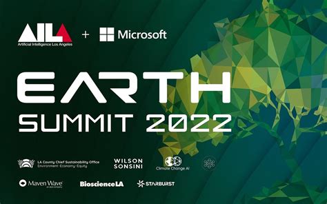 AI Earth Summit 2022 | BioscienceLA, Culver City, CA | April 21, 2022