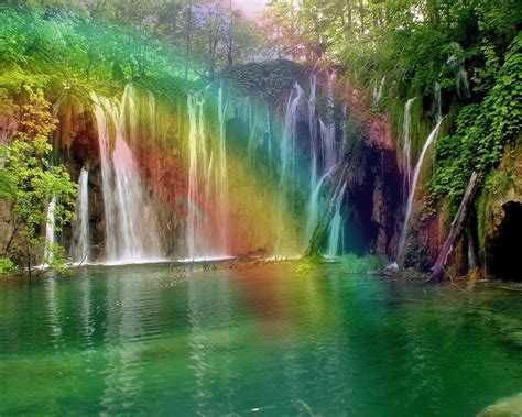 Rainbow Waterfall Wallpapers - Top Free Rainbow Waterfall Backgrounds - WallpaperAccess