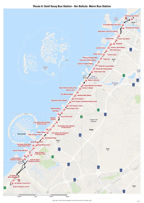 Dubai Bus Route Map