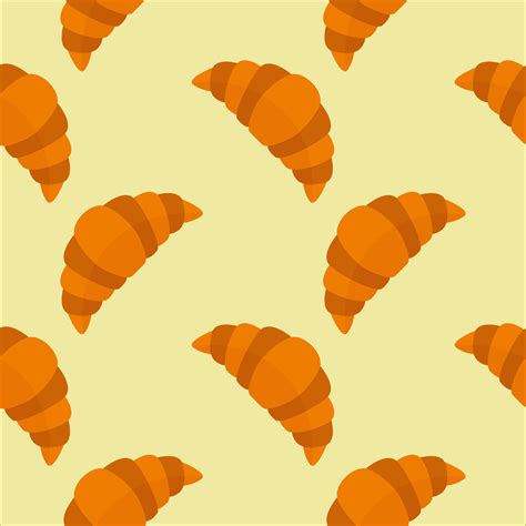 croissant seamless pattern vector illustration 25275055 Vector Art at ...