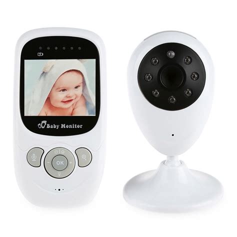 Baby Monitors 2.4G Wireless Baby Video Monitor with Night Vision Two Way Talk 2.4 Inch LCD ...