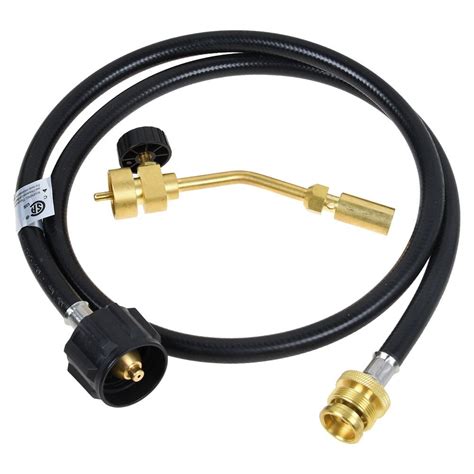 Mapp Gas Propane Gas Tank Turbo Torch Hose Adapter Brazing Solder Welding - Walmart.com