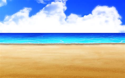 [background] Anime-styled beach type 09 by akiranyo on DeviantArt