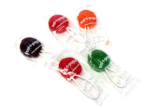 Saf-T-Pops - assorted flavors - bulk| OldTimeCandy.com