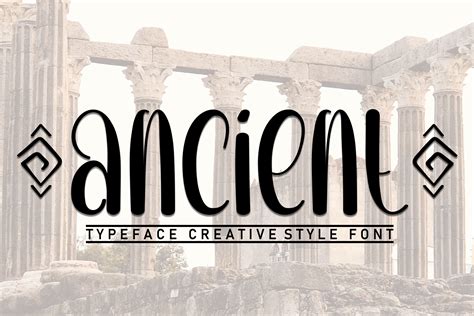 Ancient Font by william jhordy · Creative Fabrica