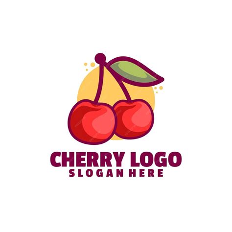 Premium Vector | Cherry Logo isolated on white