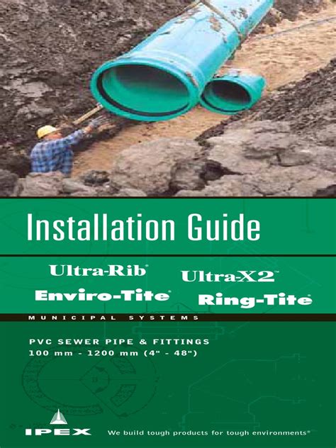 PVC Sewer Pipe Install Guide | PDF | Sanitary Sewer | Pipe (Fluid ...