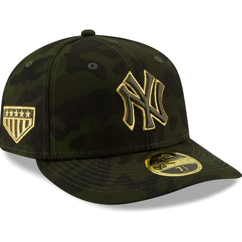 New York Yankees New Era 2019 MLB Armed Forces Day On-Field Low Profile 59FIFTY Fitted Hat - Camo