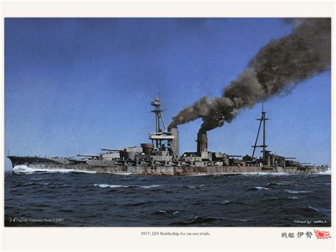 IJN Battleships Ise and Hyuga (1917-1945)