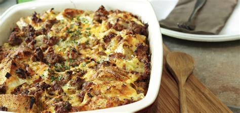 Cheddar Breakfast Casserole - Food Ireland Irish Recipes