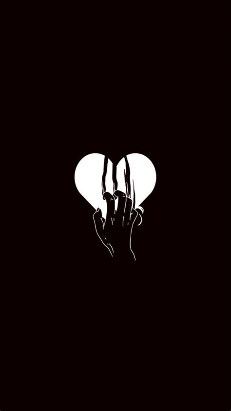 🔥 [20+] Broken Heart Black and White Wallpapers | WallpaperSafari