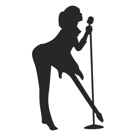 Singer Silhouette Vector at Vectorified.com | Collection of Singer ...