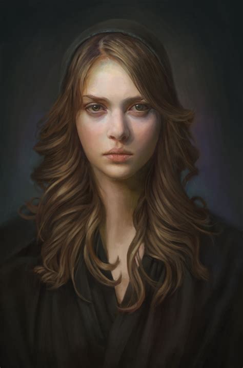 Portrait study, Phu Thieu | Digital painting portrait, Portrait, Character portraits