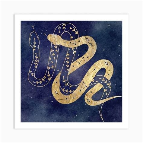 Snake Art Print (6) Art Print by Robin's Nest - Fy