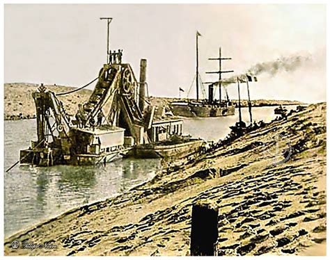 The Excavation of Suez Canal (A) | Suez, Old egypt, Egypt