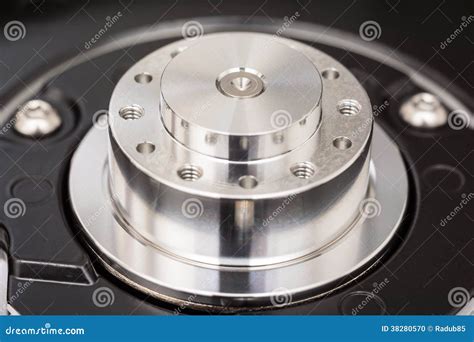 Hard Disk Drive Spindle stock photo. Image of circle - 38280570