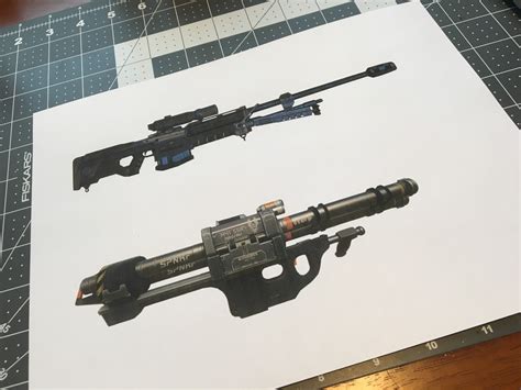 nerdy views: Mini Halo Sniper Rifle Project