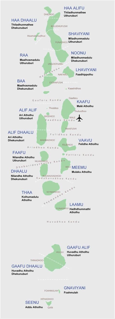 Maldives Map - Maldives Tourism