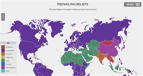 Learning About World Religions | Map — Mountain Lake PBS