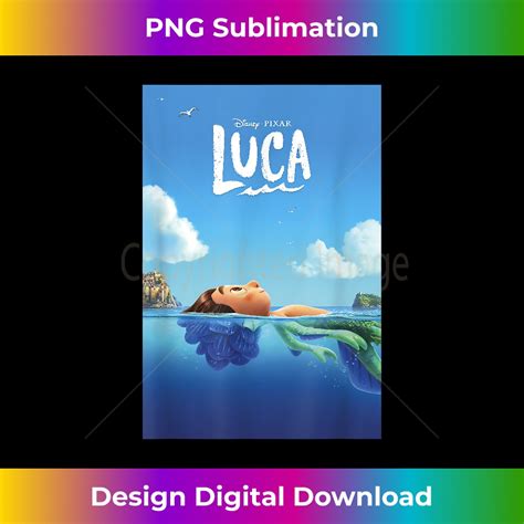 Disney Pixar Luca Poster - Sophisticated PNG Sublimation Fil - Inspire Uplift