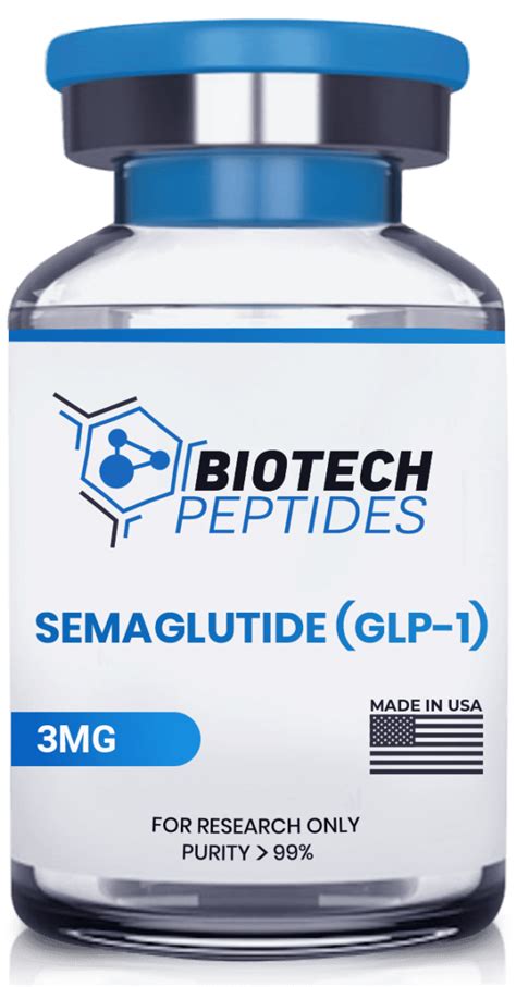 Buy Semaglutide (GLP-1) Peptide (3mg) - BiotechPeptides