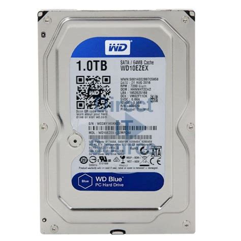 WD WD10EZEX-22MFCA0 - 1TB 7.2K SATA 3.5" 64MB Cache Hard Drive