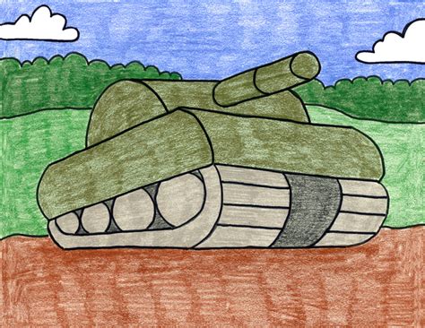 How To Draw A Army Tank Easy Light drawings simple drawings only with ...