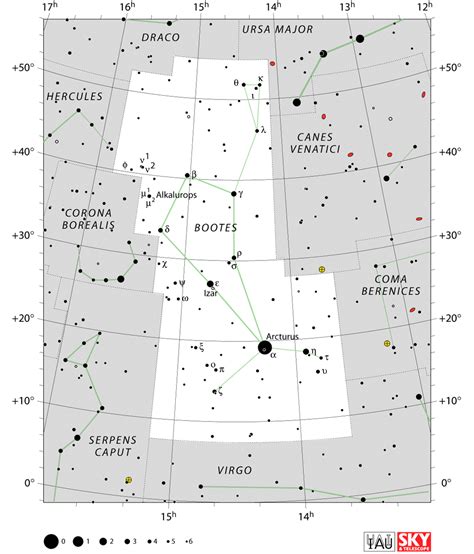 Boötes Constellation: Facts, Myth, Star Map, Major Stars, Deep Sky Objects | Constellation Guide