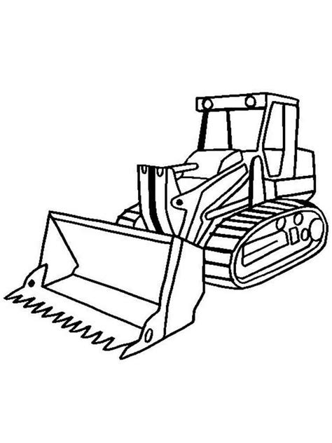 Bulldozer Coloring Pages To Print