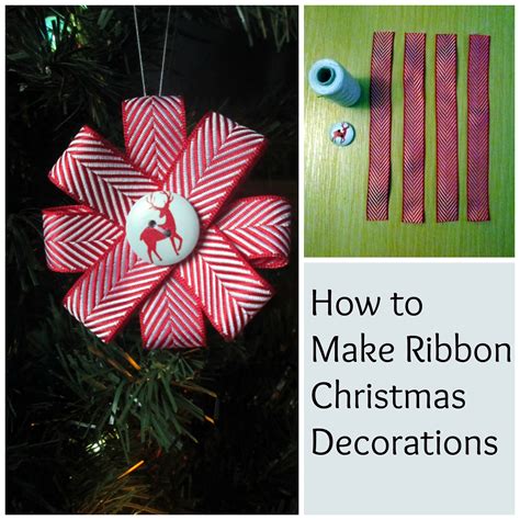 Ribbon Christmas Decorations - Wild Blossom Life