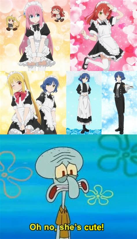 This meme sure isn't an excuse to show maid outfits : r/goodanimemes