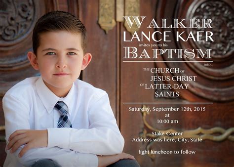 Lds Child Baptism