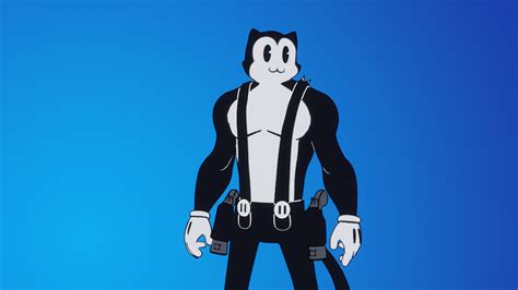 Tell me how to feel about this hunky cartoon Fortnite cat | PC Gamer