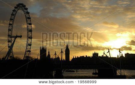 London Eye Sunset Image & Photo (Free Trial) | Bigstock