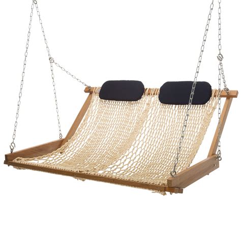 Original Cumaru Rope Porch Swing | Nags Head Hammocks