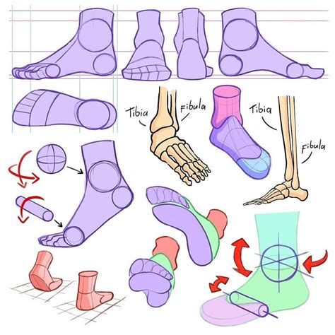 Mitch Leeuwe on Instagram: “More feet studies. Keeping it simple and focus on three shapes when ...